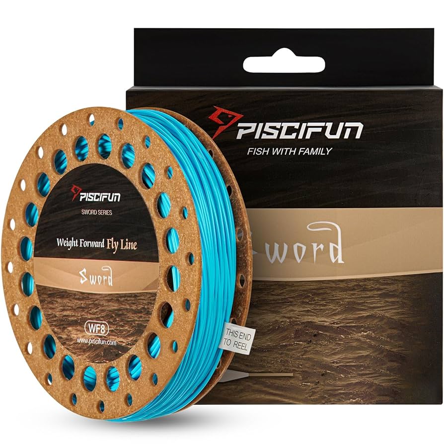 Piscifun Sword Fly Fishing Line with Welded Loop, Weight